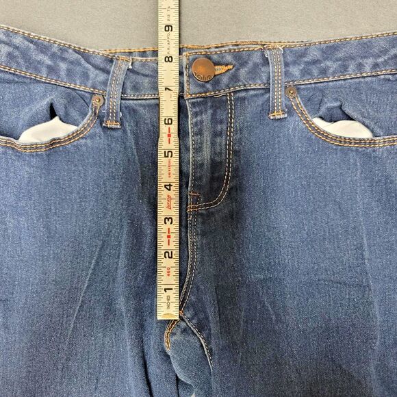 No Boundaries Jeans Womens Size 11 Blue Skinny Ankle Low Rise Med Wash Denim - Picture 9 of 10